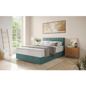 Mr. Couch Boxspring Thor met bedbodem, incl. matras, topverkoper Topmatras en sierkussen, in verschillende hardheden beschikbaar