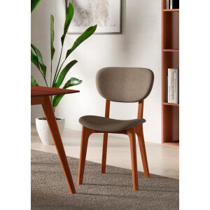 INOSIGN Stoel COZY Made in Italy Frame in beuken, kersen- of notenhout, massief hout, designstoel (set, 2 stuks)