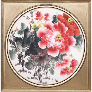 queence Artprint op acrylglas Bloemen Fine Art-print in galeriekwaliteit