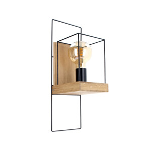 SPOT Light Wandlamp GRETTER Van chic eikenhout, duurzaam met FSC-certificaat