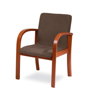 Home affaire Eetkamerstoel LINA707 Extra-comfort, vlekbestendig weefsel, massief hout (1 stuk)