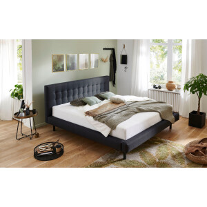 andas Gestoffeerd bed Tobjörn Met breed futonframe