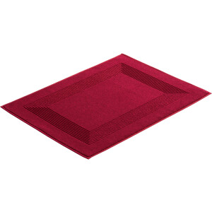 Vossen Badmat Nieuwe Generatie Badmat, met bies, hoog-laag effect, 100% supersoft katoen (1 stuk)