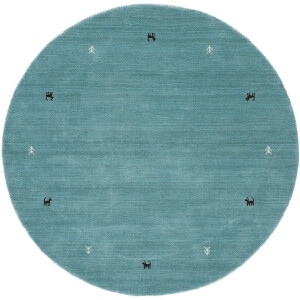 carpetfine Wollen kleed Gabbeh uni zuivere wol met de hand geweven, gabbeh diermotief warm omgevingsklimaat vele maten