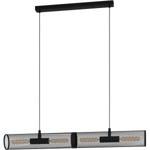 EGLO Hanglamp REDCLIFFE Hanglamp in zwart van staal - excl. E27 - 40W (1 stuk)