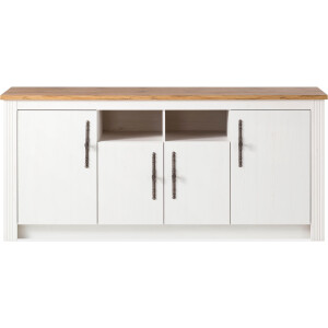 Kochstation Gootsteenkast KS-Westminster in romantische landelijke stijl, breedte 204 cm, exclusief by otto