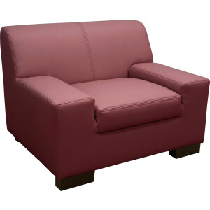 DOMO collection Fauteuil Norma kubisch en tijdloos, comfortabel, platte armleuningen