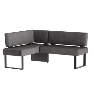 Home affaire Hoekbank Oliver met metalen frame, keukenbank verschillende hoezen cord eetkamerbank ottos choice