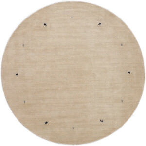 carpetfine Wollen kleed Gabbeh uni zuivere wol met de hand geweven, gabbeh diermotief warm omgevingsklimaat vele maten