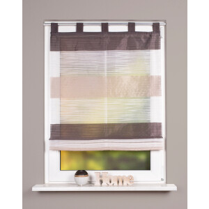 HOME WOHNIDEEN Romeins rolgordijn Gabi Effect voile (1 stuk)
