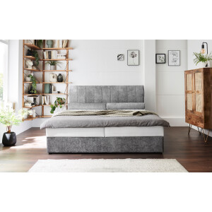 ATLANTIC home collection Boxspring ALISIA Met pocketvering, bedlade en kussenrol in originele bekleding