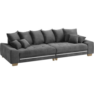 Mr. Couch Megabank Nikita II met rgb-led-verlichting, koudschuim bekleding tot 140 kg belastbaar