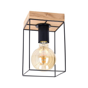 SPOT Light Plafondlamp GRETTER Van chic eikenhout, duurzaam met FSC-certificaat