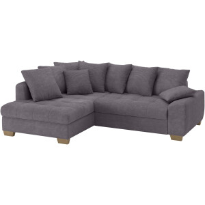 Mr. Couch Hoekbank Nikita II, L-vorm Keuze met bedfunctie, bedlade & RGB-LED-verlichting