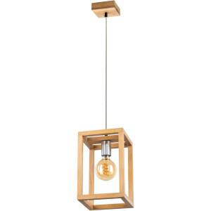 SPOT Light Hanglamp KAGO Hanglamp, natuurproduct van eikenhout, duurzaam, kabel in te korten