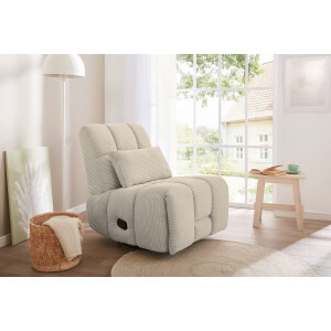 Jockenhöfer Gruppe Relaxfauteuil Doncaster met draai-, schommel-, relax- en kantelfunctie, aangenaam zachte corduroystof