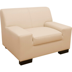 DOMO collection Fauteuil Norma kubisch en tijdloos, comfortabel, platte armleuningen