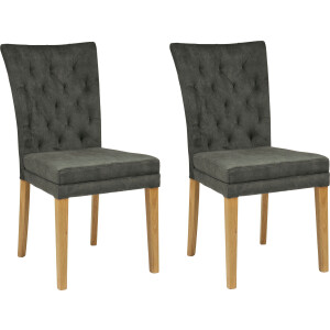 Home affaire Eetkamerstoel Colorado BESTSELLER Polsterstoel Poten in eiken of noten. In set van 2, 4 of 6