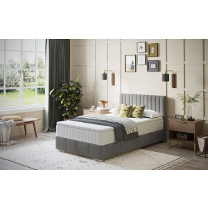 Mr. Couch Boxspring Thor met bedbodem, incl. matras, topverkoper Topmatras en sierkussen, in verschillende hardheden beschikbaar