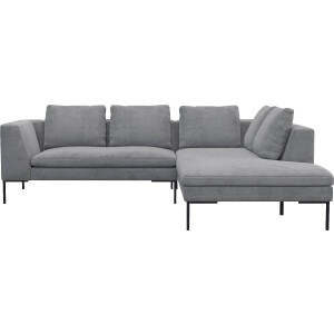 FLEXLUX Hoekbank Loano, super comfortabel zitcomfort door koudschuim in de zitting, L-vorm
