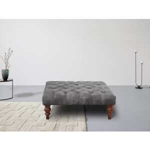 Home affaire Hocker CHESTERFIELD met knoopsluiting, ook in leer