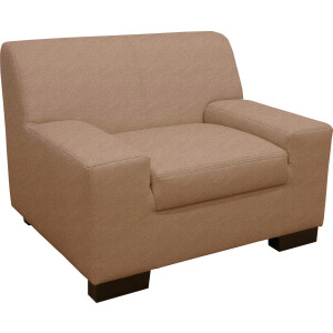 DOMO collection Fauteuil Norma kubisch en tijdloos, comfortabel, platte armleuningen