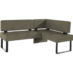 Home affaire Hoekbank Oliver met metalen frame, keukenbank verschillende hoezen cord eetkamerbank ottos choice