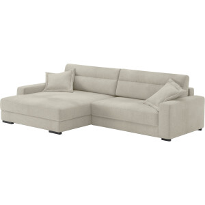 Mr. Couch Hoekbank Marcello DuraFlex L-vorm EasyBett, bedbox, koudschuimvering, tot 140 kg belastbaar