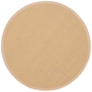 carpetfine Sisalkleed Sisal met gekleurd randdessin, antislip achterzijde