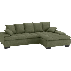 Mr. Couch Hoekbank Haiti II, L-vorm met koudschuim bekleding, optioneel met bed en bedlade