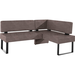 Home affaire Hoekbank Oliver met metalen frame, keukenbank verschillende hoezen cord eetkamerbank ottos choice