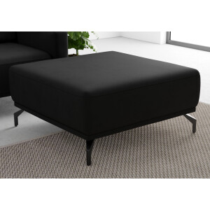 sit&more Hocker Bailando met binnenvering en zwarte, matte metalen poten