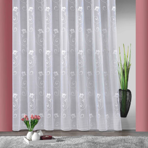 Weckbrodt Gordijn Lilly Jacquard, gestructureerd, allover, motief, bloemig, loodband, op maat, store (1 stuk)