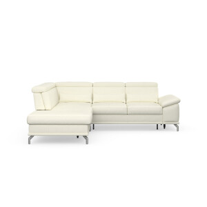 sit&more Hoekbank Cabrio L-vorm, met zitdiepteverstelling, arm- en hoofdsteunverstelling