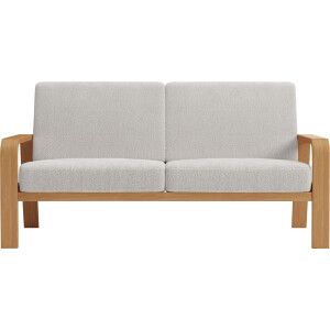sit&more 2,5-zitsbank Kolding Armleuningen van eikenkleurig beukenhout, verschillende bekledingen en kleuren