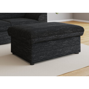 DOMO collection Hocker Topmatras met golfvering, op kunststof glijders