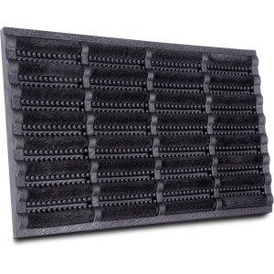 HANSE Home Mat Vuilopvangmat Brushes Mat, deurmat Kokos, rubber, vuilafstotende mat, buiten, antislip, binnen, kokosmat