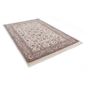 THEKO Oosters tapijt Benares Isfahan zuivere wol, met de hand geknoopt, met franje