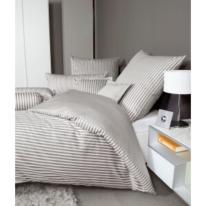 Janine Kussenovertrek Modernclassic 3912 met ritssluiting, kussenovertrek in mt. 40x80 of 80x80 cm (1 stuk)