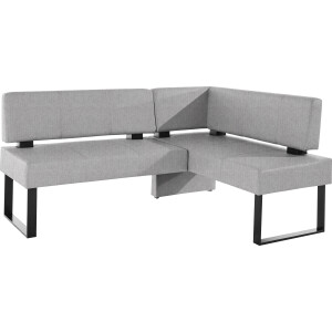 Home affaire Hoekbank Oliver met metalen frame, keukenbank verschillende hoezen cord eetkamerbank ottos choice
