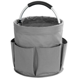 WENKO Organizer Universal-Reinigungs-Caddy Multifunctioneel mand met 6 buitenzakken, ideaal voor huishouden, tuin & kamperen