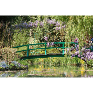 Papermoon Fotobehang Giverney - Monets tuin. Vliesbehang, eersteklas digitale print