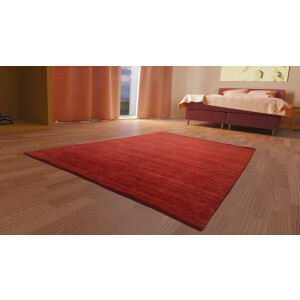morgenland Wollen kleed Uni - Gabbeh tapijt - Softy Gabbeh look, uni kleuren, 100% wol, zeer zachte pool, woonkamer