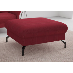 sit&more Hocker Fashion met binnenvering, met hoogwaardige, zwarte metalen poten