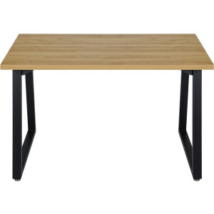 Home affaire Eettafel Soyans moderne kuipframe, in vier breedtes, melaminehars gecoat