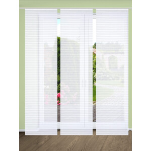 HOME in green Paneelgordijn ROMOLUS SET DIGITALE PRINT, BAMBOELOOK GERECYCLED (3 stuks)