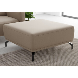 sit&more Hocker Bailando met binnenvering en zwarte, matte metalen poten