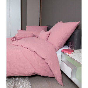 Janine Overtrekset PIANO 0125 met rits, 100% katoen, met geweldige structuur, premium