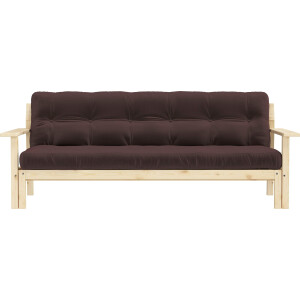 Karup Slaapbank Unwind Met houtstructuur, incl. futonmatras, ligoppervlak 130x190 cm