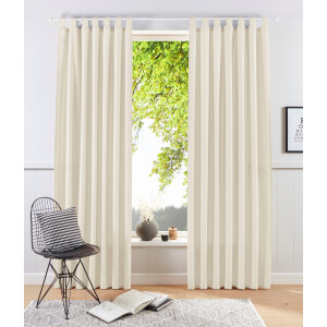 my home Gordijn Raja 2-pack, bestseller, effen, modern, onderhoudsvriendelijke microvezel (2 stuks)